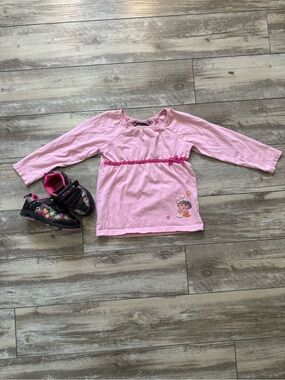 Dora the Explorer Pink Long Sleeve Top & Shoes
